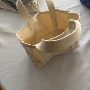 L.L. Bean Cream Canvas Tote